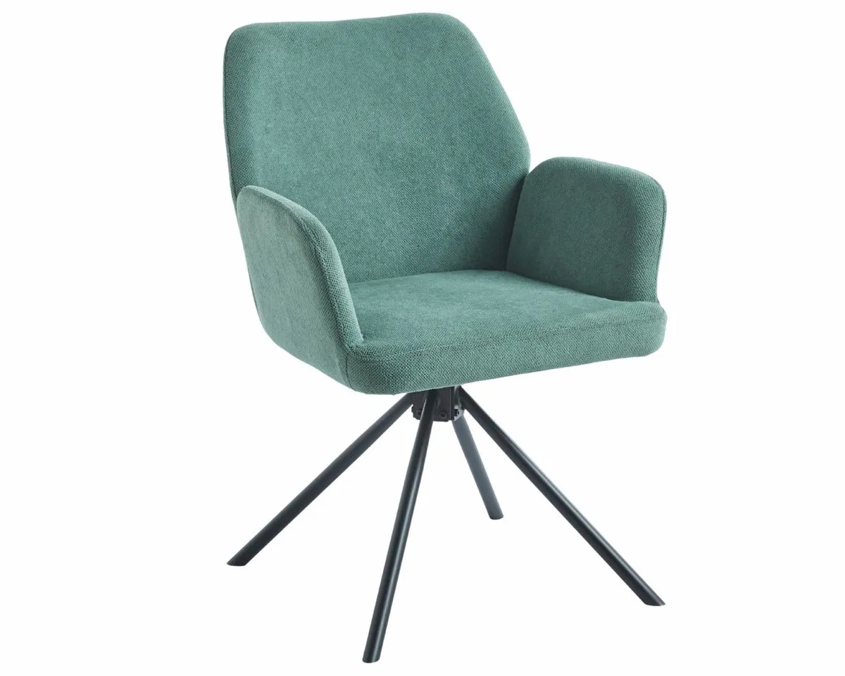Chair DEMI black frame/menthol tk.