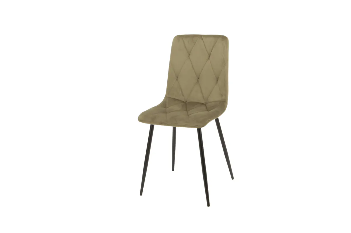 COREY chair black frame/olive