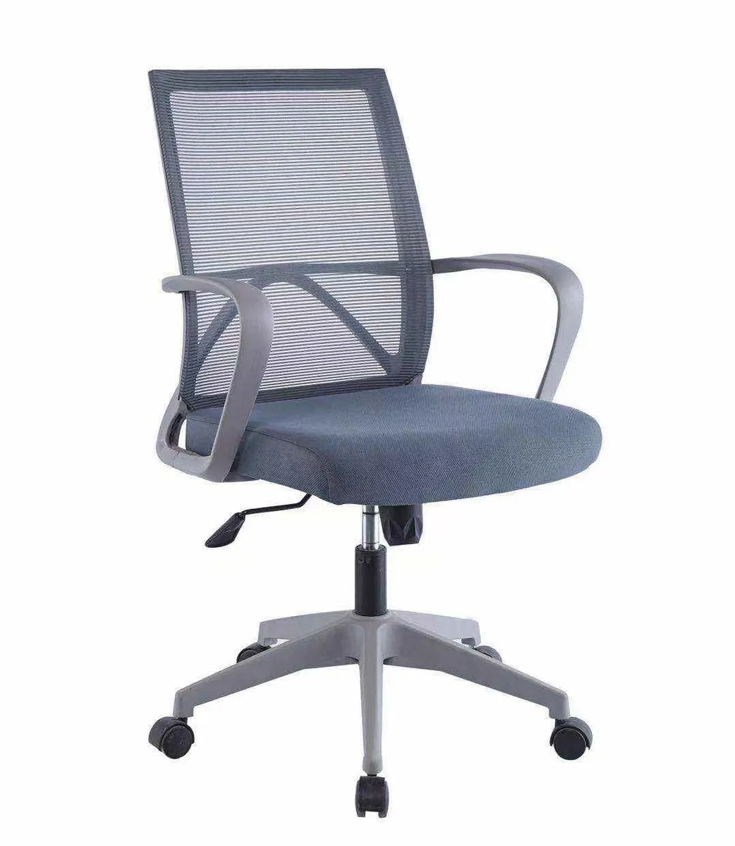 Swivel armchair PAUL gray/gray frame