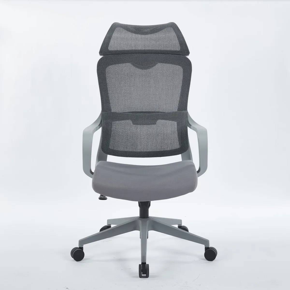 Swivel chair JIM gray/gray frame