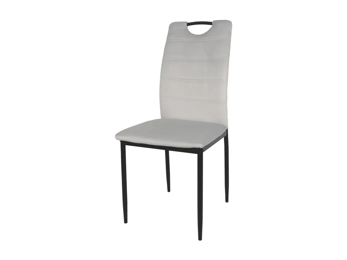 ALEX chair black frame/light gray