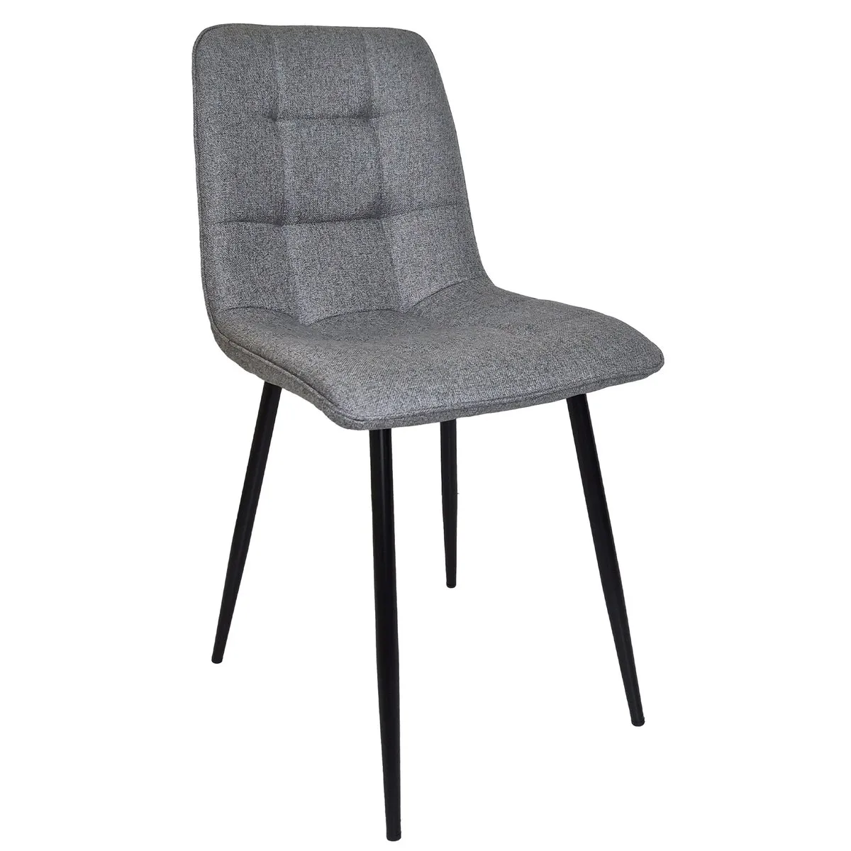 Chair MIA TEX black frame/light gray
