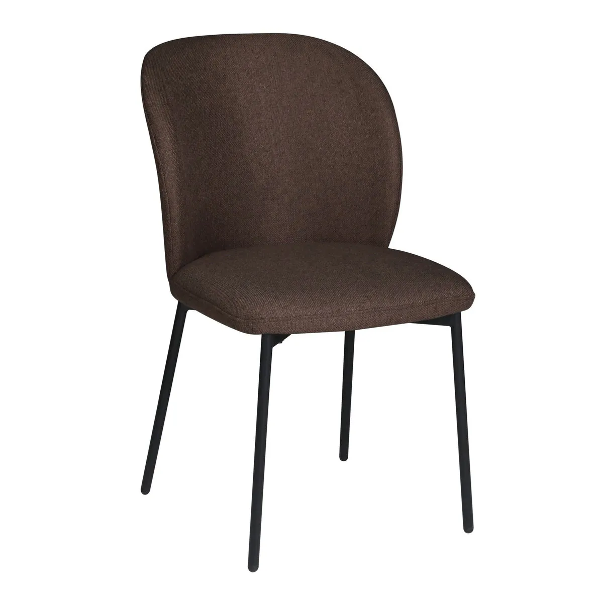 CARO chair black frame/brown tk.