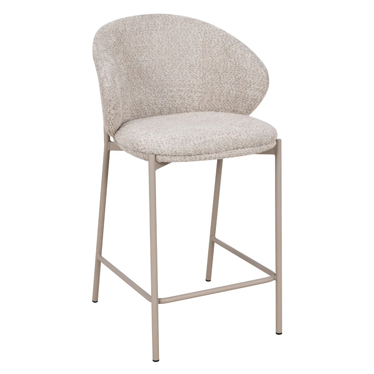 Bar chair RINO cashmere frame/beige fabric.