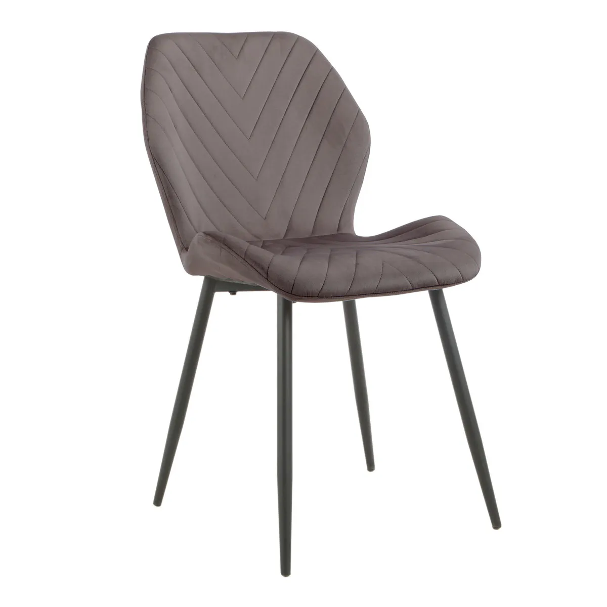 FLY chair black frame/cappuccino