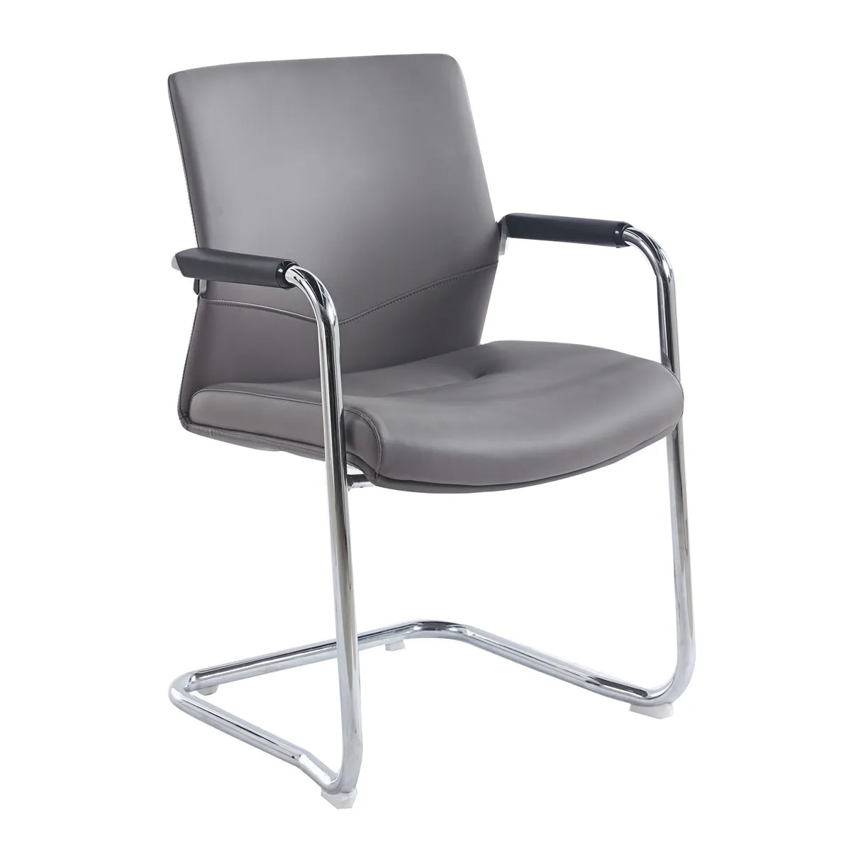 Chair ADOLF gray/chrome