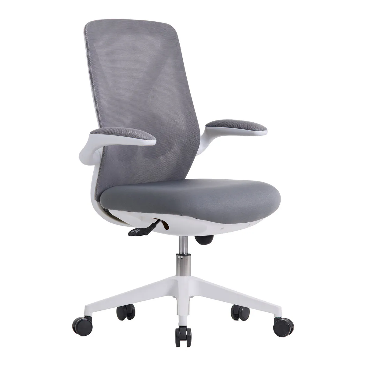 Swivel chair TINT gray/white frame